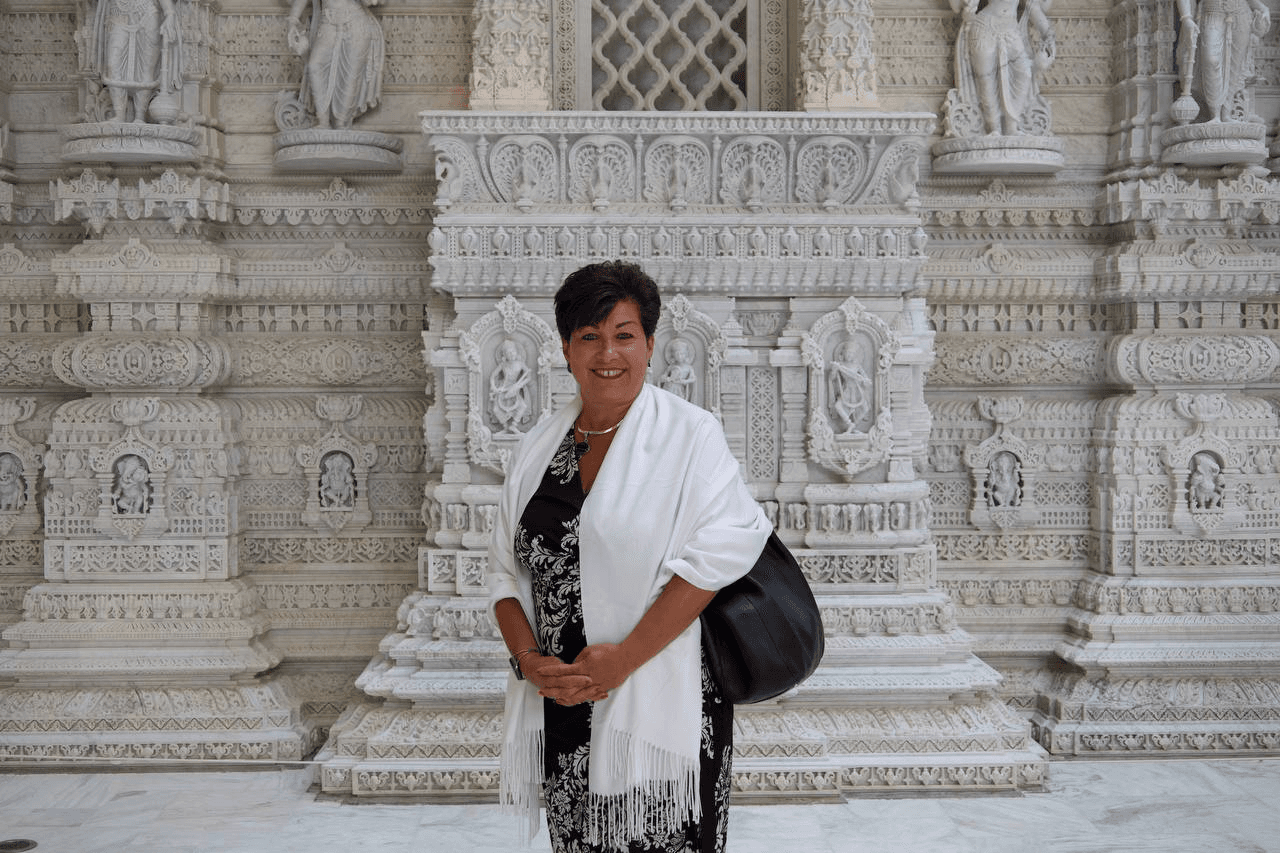 County Commissioner of Mercer County, Nina Melker Tours Akshardham